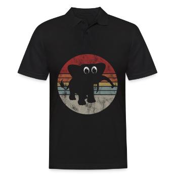 Eléphant éléphant pour enfants - Polo Homme - noir - Devant - Kai (181cm)