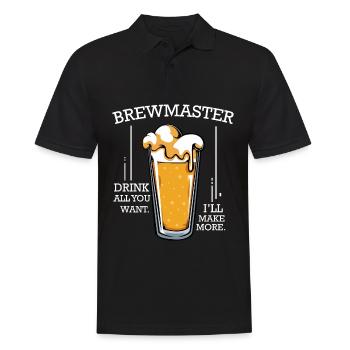 Verre d’épicéa Biermeister - Polo Homme - noir - Devant - Kai (181cm)