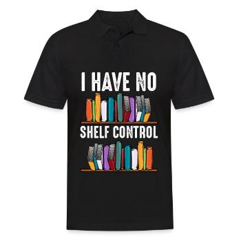 Ich habe keine Regal Kontrolle - Männer Poloshirt - Schwarz - Vorne - Kai (181cm)