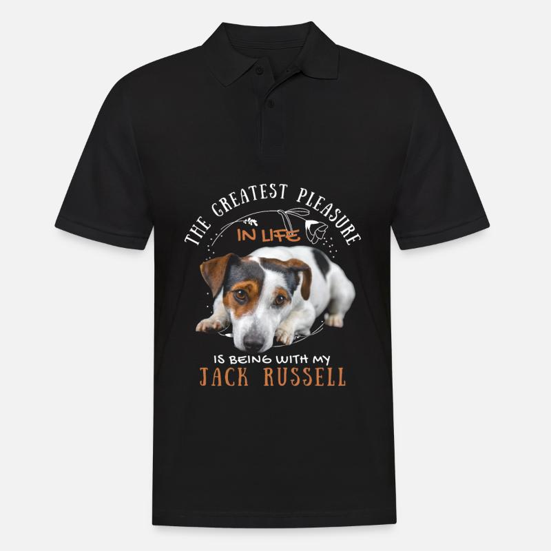 Süßer Jack-Russell-Spruch - Männer Poloshirt - Schwarz