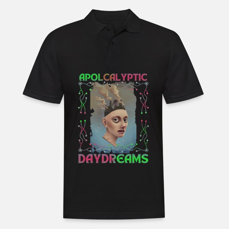 Apokalypse, Umweltschutz, Klimaschutz, Earth-Day - Männer Poloshirt - Schwarz