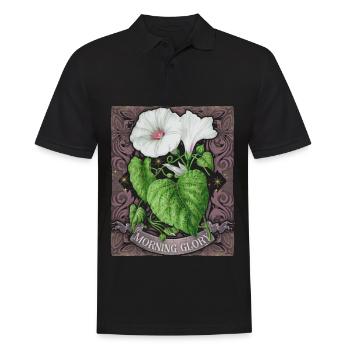 Field winds, winds, vintage botanical illustration - Men's Polo Shirt - black - Front - Kai (181cm)