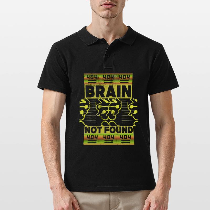 404-html error, Computer-Nerd, lustiger Spruch Männer Poloshirt