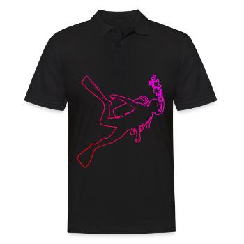 Scuba Diver Homme Scuba Diving Diver - Polo Homme - noir - Devant - Kai (181cm)