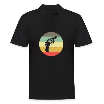 Tireur sportif Stand de tir Club de tir Calibre - Polo Homme - noir - Devant - Kai (181cm)