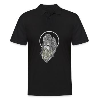 Hades Cerberus Hölle Mythologie Gott Todes Tod - Männer Poloshirt - Schwarz - Vorne - Kai (181cm)