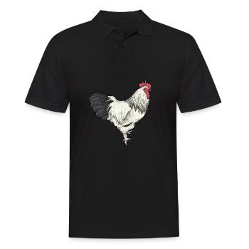 Sundheimer Hühner I Chicken Poultry Motif pour - Polo Homme - noir - Devant - Kai (181cm)