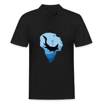 Mosasaurus I Marine Repiel Cretaceous Fossils - Men's Polo Shirt - black - Front - Kai (181cm)