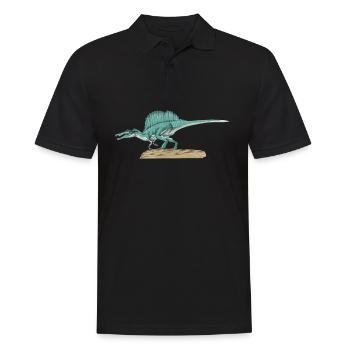 Spinosaurus I Thorn Lizard Cretaceous Fossil - Men's Polo Shirt - black - Front - Kai (181cm)