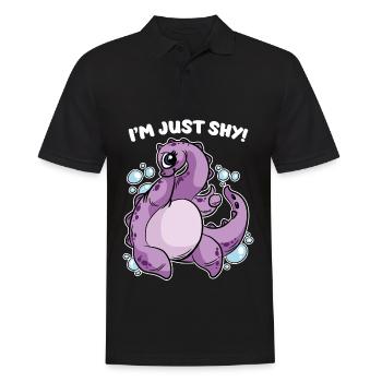 I'm just shy The Loch Ness Monster - Men's Polo Shirt - black - Front - Kai (181cm)