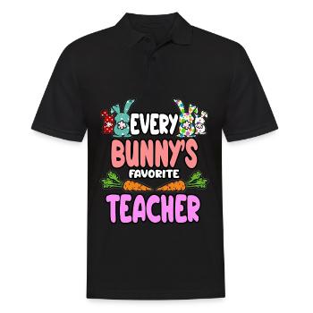 Every 's favorite teacher - Men's Polo Shirt - black - Front - Kai (181cm)