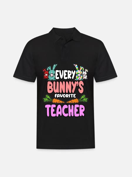 Every 's favorite teacher - Men's Polo Shirt - black