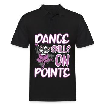 Compétence de danse sur Point Panda Ballet Dance - Polo Homme - noir - Devant - Kai (181cm)