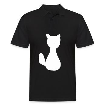 Symbole animal chien animaux animaux de compagnie - Polo Homme - noir - Devant - Kai (181cm)
