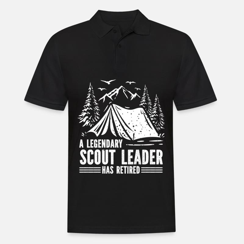 Pfadfinderleiter | Pfadfinder Scouting Geschenk - Männer Poloshirt - Schwarz