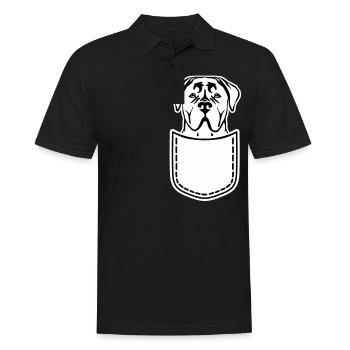 Cane Corso - Polo Homme - noir - Devant - Kai (181cm)