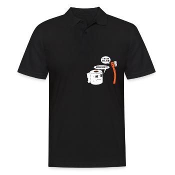 Job Hass Hassjob Arbeit Büro Chef Geschenk - Männer Poloshirt - Schwarz - Vorne - Kai (181cm)