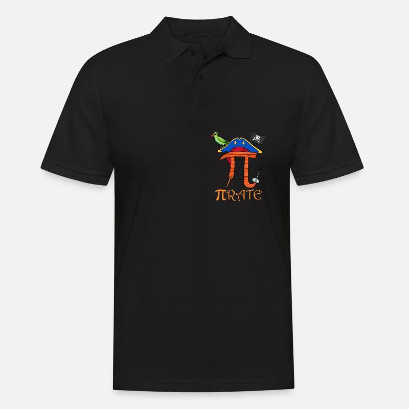 Pirate Math Pi Day Math Algèbre Education - Polo Homme - noir