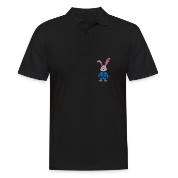 Police Police Officer Easter Easter Egg Easter Gift - Men's Polo Shirt - black - Front - Kai (181cm)