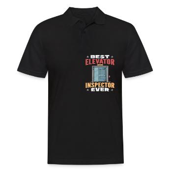 Elevator Inspector Elevator Jobs Profession Gift - Men's Polo Shirt - black - Front - Kai (181cm)
