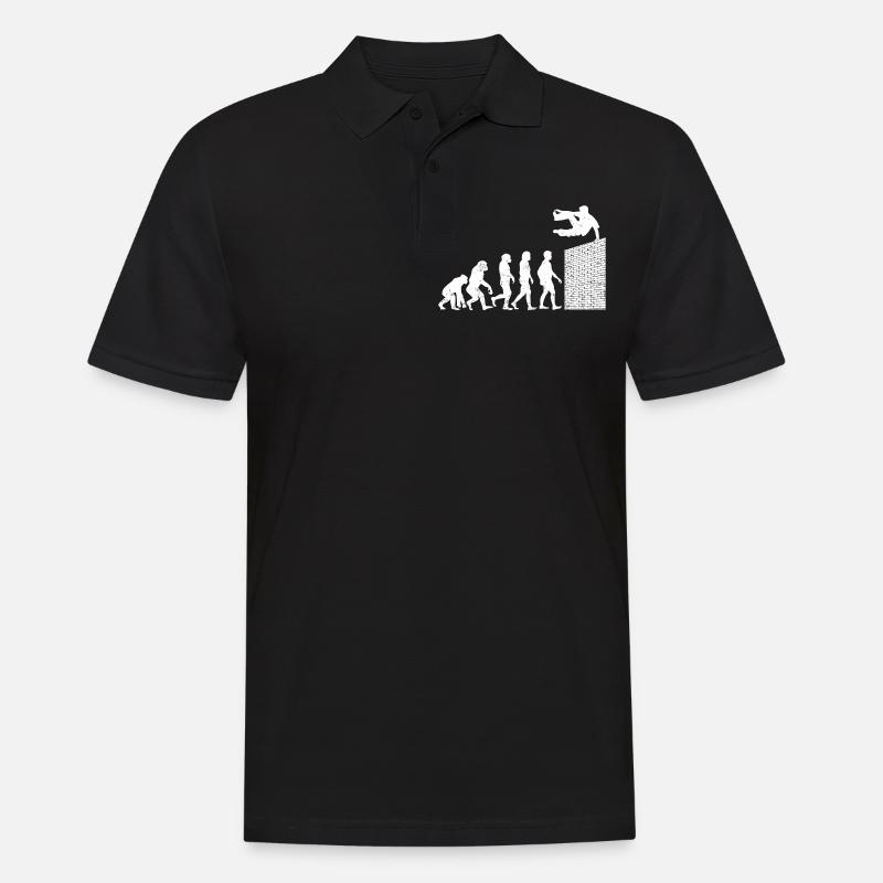 Parkour Evolution - Polo Homme - noir