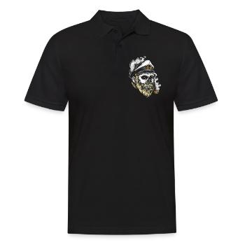 Captain Captain - Men's Polo Shirt - black - Front - Kai (181cm)
