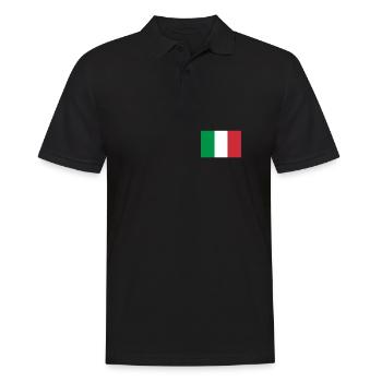 Italie - Polo Homme - noir - Devant - Kai (181cm)