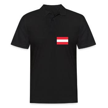 Autriche - Polo Homme - noir - Devant - Kai (181cm)