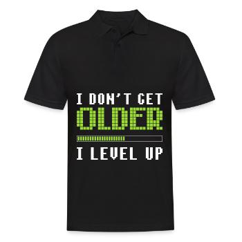 Jeu Nerd Gamer Geek Console cadeau - Polo Homme - noir - Devant - Kai (181cm)