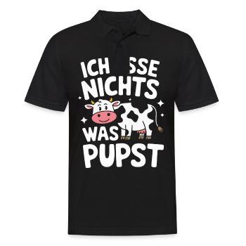 Végétarien Végétalien Végétarien Végétarien - Polo Homme - noir - Devant - Kai (181cm)
