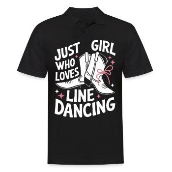 Danse en ligne Danseurs - Polo Homme - noir - Devant - Kai (181cm)