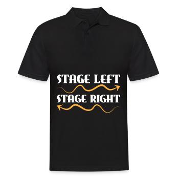 Acteur théâtre actrice scène comédie musicale - Polo Homme - noir - Devant - Kai (181cm)