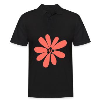 fleur - Polo Homme - noir - Devant - Kai (181cm)
