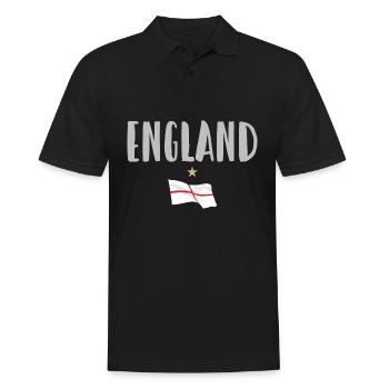 Maillot de football de l’Angleterre Drapeau anglais - Polo Homme - noir - Devant - Kai (181cm)