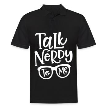 Nerd - Polo Homme - noir - Devant - Kai (181cm)