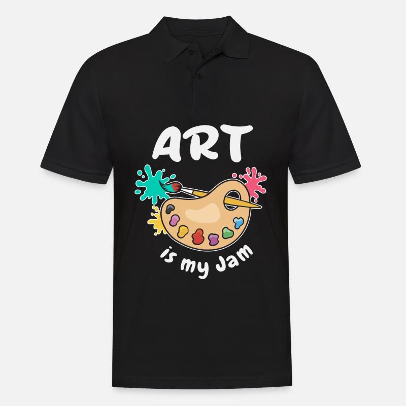 L’art, c’est mon truc - Polo Homme - noir