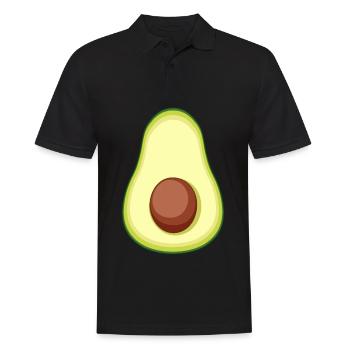 Avocado Costume Funny Halloween Gift Idea - Men's Polo Shirt - black - Front - Kai (181cm)