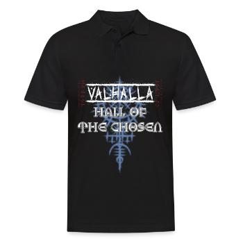 Valhalla - Hall of the chosen - Men's Polo Shirt - black - Front - Kai (181cm)