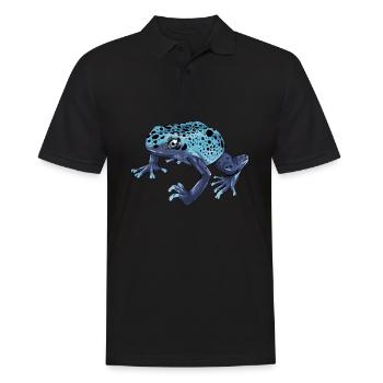 Poison Dart Frog I Toad Frog Motif pour amphibiens - Polo Homme - noir - Devant - Kai (181cm)