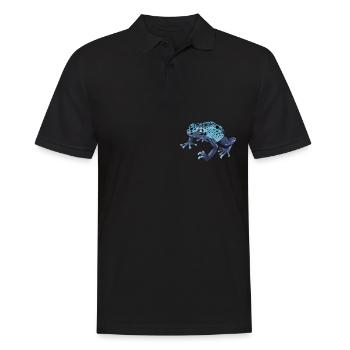 Poison Dart Frog I Toad Frog Motif pour amphibiens - Polo Homme - noir - Devant - Kai (181cm)