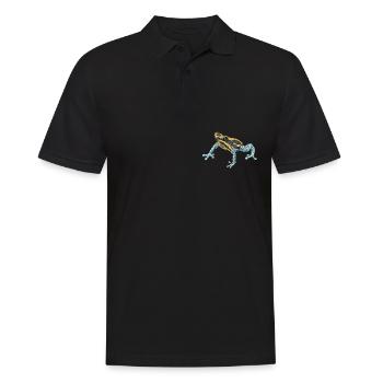 Poison Dart Frog I Toad Frog Motif pour amphibiens - Polo Homme - noir - Devant - Kai (181cm)