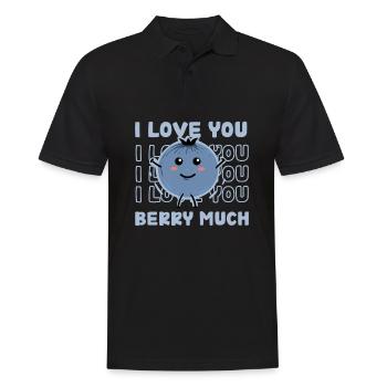 Myrtille Myrtille Arbuste Forêt Forêt Fruit - Polo Homme - noir - Devant - Kai (181cm)
