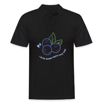 Myrtille Myrtille Arbuste Forêt Forêt Fruit - Polo Homme - noir - Devant - Kai (181cm)