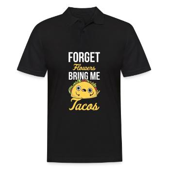 Taco Mexican Food Mexique Tortilla Burrito - Polo Homme - noir - Devant - Kai (181cm)
