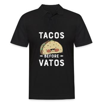 Taco Mexican Food Mexique Tortilla Burrito - Polo Homme - noir - Devant - Kai (181cm)