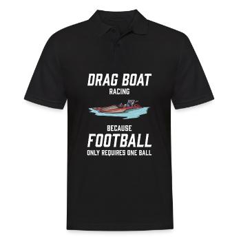 Drag Boat Racing I Drag Boat Driver Speedboat - Männer Poloshirt - Schwarz - Vorne - Kai (181cm)