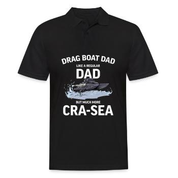 Drag Boat Racing I Drag Boat Driver Speedboat - Männer Poloshirt - Schwarz - Vorne - Kai (181cm)