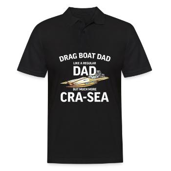 Drag Boat Racing I Drag Boat Driver Speedboat - Männer Poloshirt - Schwarz - Vorne - Kai (181cm)