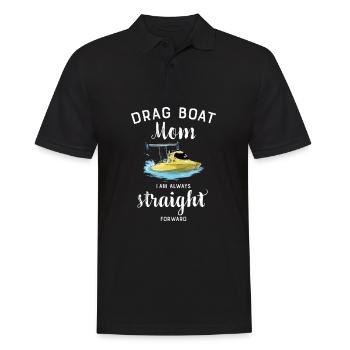 Drag Boat Racing I Drag Boat Driver Speedboat - Männer Poloshirt - Schwarz - Vorne - Kai (181cm)