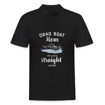 Drag Boat Racing I Drag Boat Driver Speedboat - Männer Poloshirt - Schwarz - Vorne - Kai (181cm)